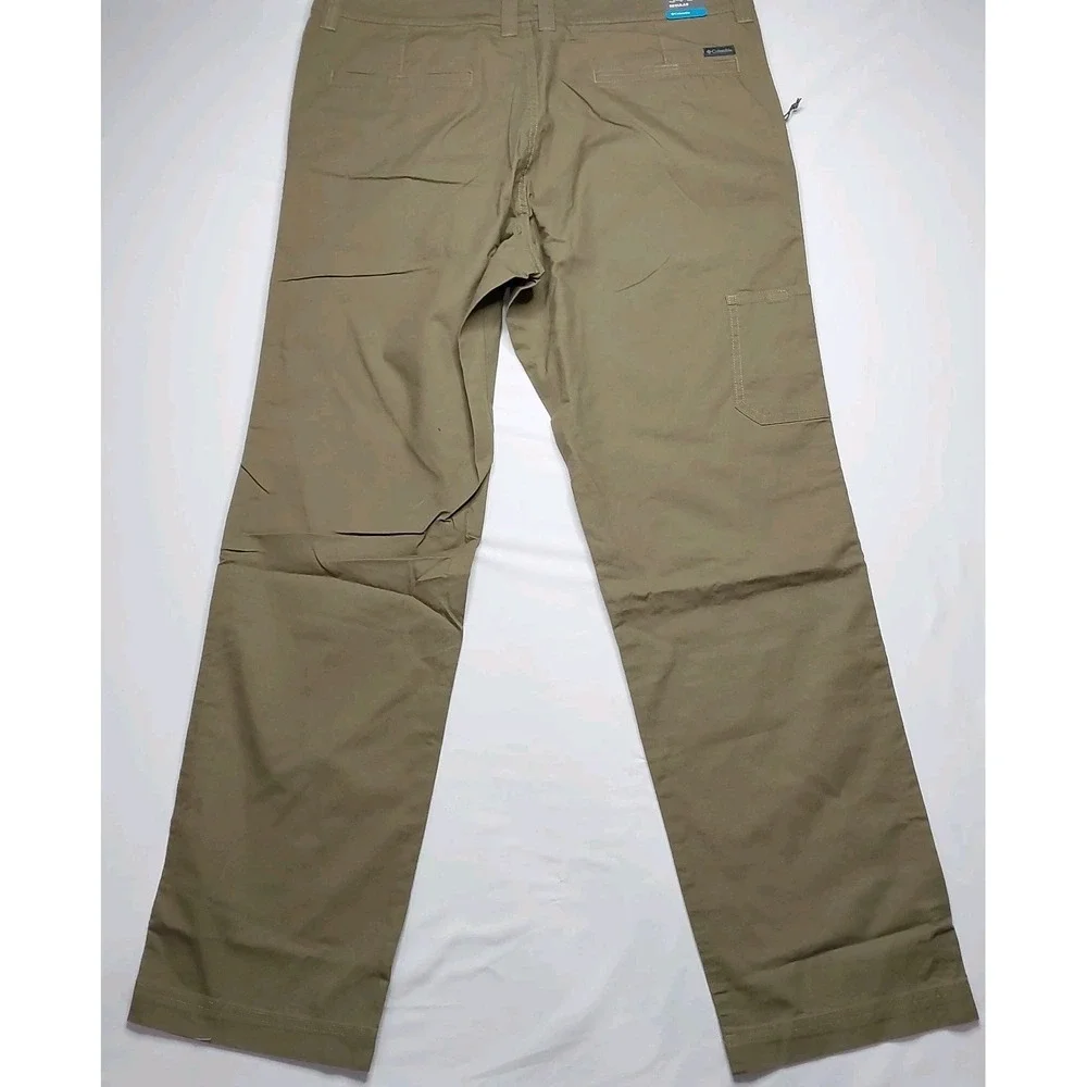 Columbia Flex ROC Pants‎ Men's 38x34 Tan Regular Fit Stretch Hiking Outdoor